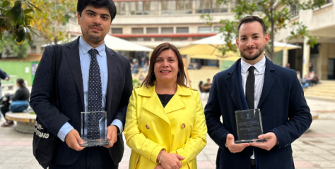 Egresados de Derecho UAH reciben Premio “Mario Verdugo” por tesis de pregrado y postgrado