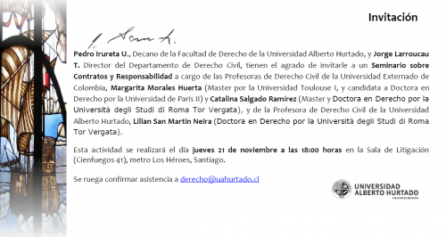 Seminario contratros y responsabilidad